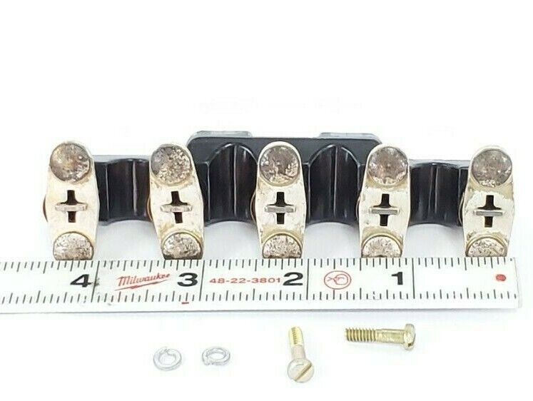 NEW ALLEN-BRADLEY X-40604 CROSS BAR CONTACT BLOCK ASSEMBLY, 5NO, 30A, X40604