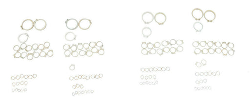 LOT OF 4 NEW WESTINGHOUSE AL-33430Y 8/7 RETAINING RING ASST KITS (INCOMPLETE)