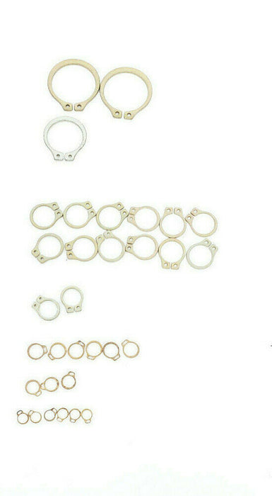 LOT OF 4 NEW WESTINGHOUSE AL-33430Y 8/7 RETAINING RING ASST KITS (INCOMPLETE)