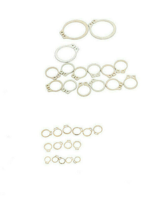 LOT OF 4 NEW WESTINGHOUSE AL-33430Y 8/7 RETAINING RING ASST KITS (INCOMPLETE)