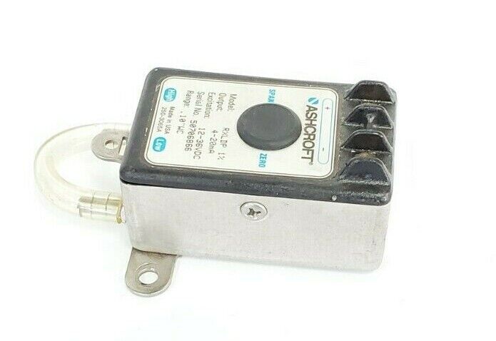 ASHCROFT RXLDP 1% PRESSURE TRANSMITTER 4-20mA, 12-36VDC, 0.10"WC RANGE