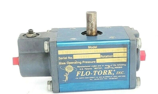 FLO-TORK A100-90-CR-ET-MS1-RKS-N ROTARY ACTUATOR 90DEG 125PSI A10090CRETMS1RKSN