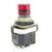 ALLEN BRADLEY 800T-PB16 SER. N RED PUSHBUTTON W/ COIL, CONTACT BLOCK, NO COLLAR