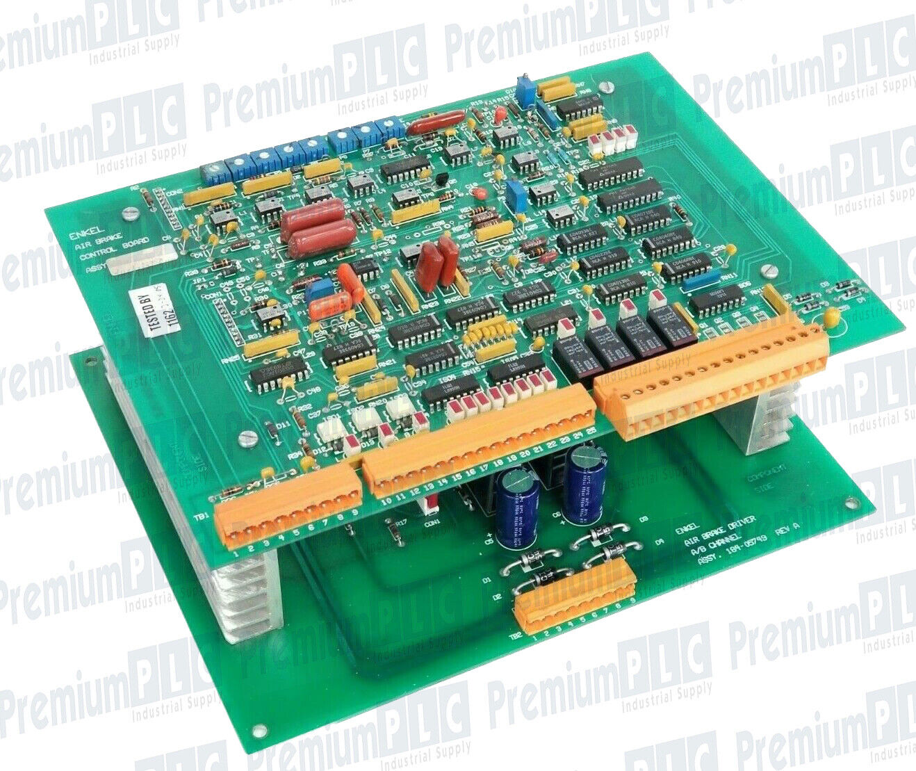 ENKEL DURR MEGTEC 184-05710 AIR BRAKE CONTROL ASSEMBLY 2 ARM 184-05749 REPAIRED