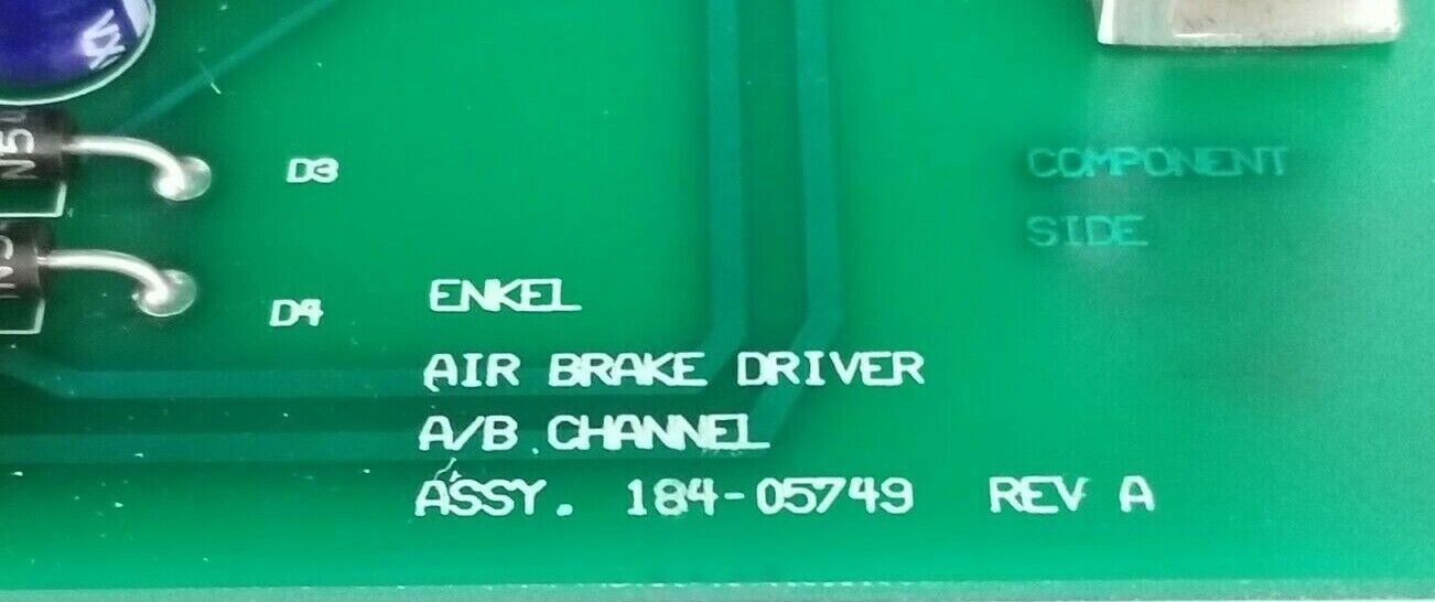 ENKEL DURR MEGTEC 184-05710 AIR BRAKE CONTROL ASSEMBLY 2 ARM 184-05749 REPAIRED
