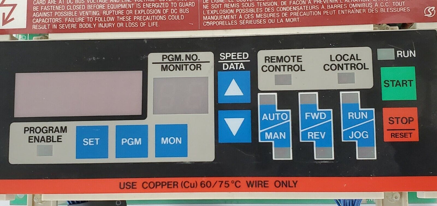 BALDOR RELIANCE MD-B3011G PC BOARD W/ KEYPAD PSBD-9