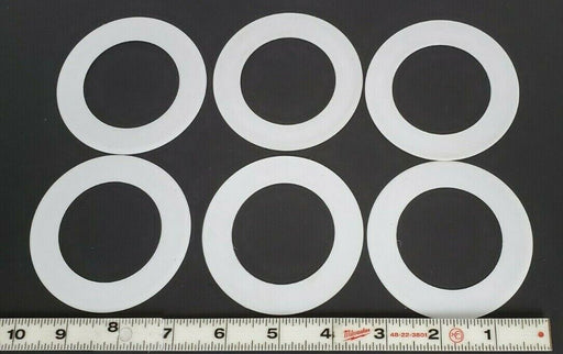 LOT OF 6 LAPP W-34751 TEFLON DISCHARGE CAP GASKETS W34751