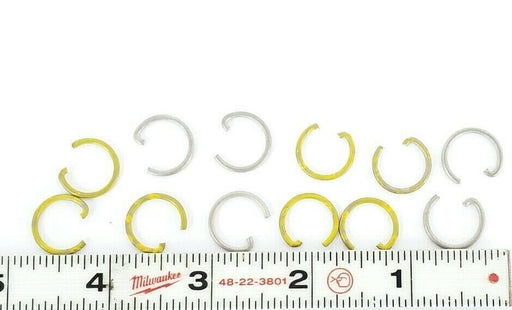 LOT OF 12 YARWAY 933948 VALVE RETAINING RINGS