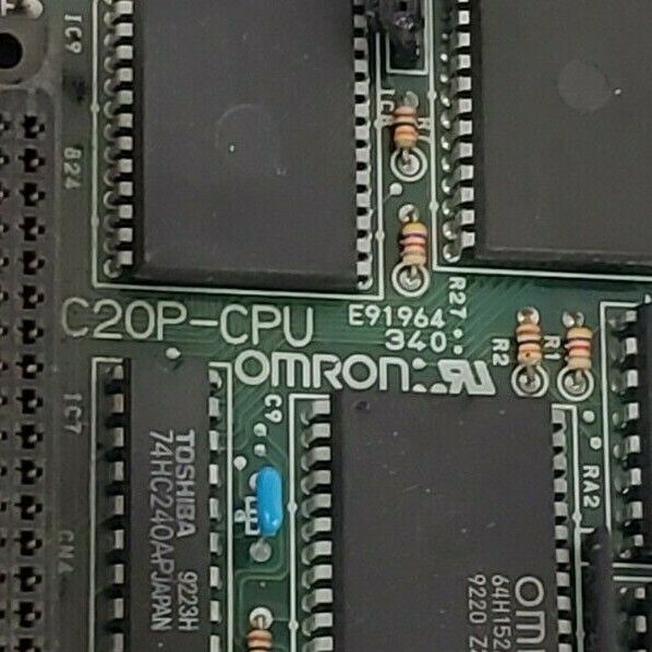 OMRON C20P-CPU CIRCUIT BOARD 1333548-0D C20P-H1C1 GCMK-77X C20PCPU