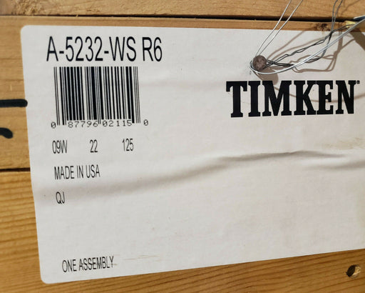 NEW TIMKEN A-5232-WS R6 CYLINDRICAL ROLLER BEARING A5232WSR6, 160x290x98.425mm