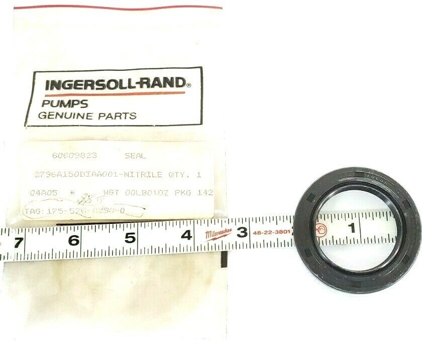 NEW INGERSOLL-RAND 60609823 NITRILE LIP SEAL 2796A150DIAA001