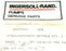 NEW INGERSOLL-RAND 60609823 NITRILE LIP SEAL 2796A150DIAA001