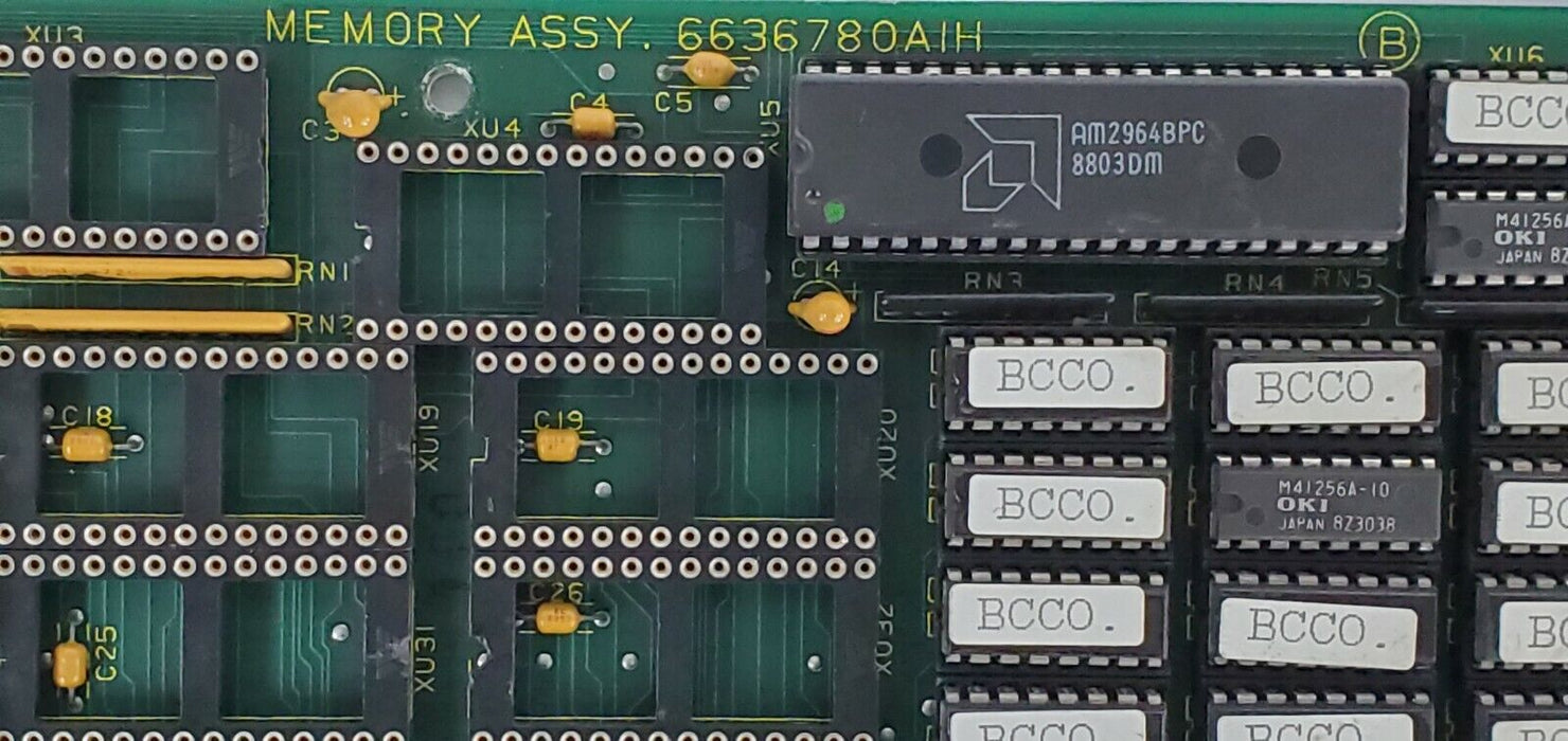 BAILEY CONTROLS 6636780AIH MEMORY ASSY. BOARD