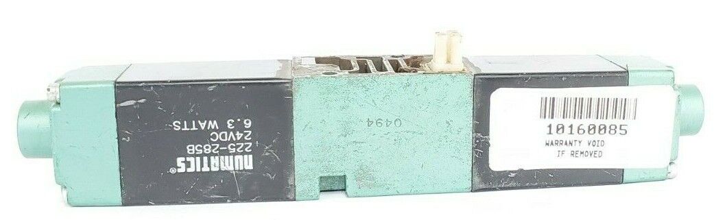 NUMATICS 082SS63AK SOLENOID VALVE VOLTZ/HZ 120/50/60 AMPS: .15, 225-285B 24VDC