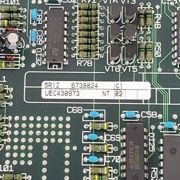 MERLIN GERIN SRIZ 6739824 CIRCUIT BOARD 6739823XD-4C1 6739823XD-1C1