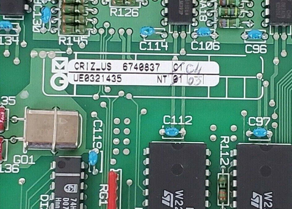 MERLIN GERIN 6740837 CRIZ CONTROL BOARD 6739803XD-2C 6739803XD-1C