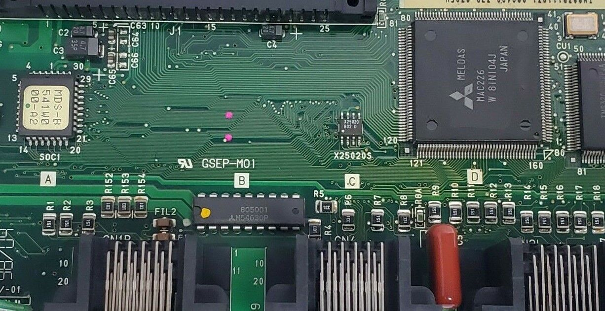 MITSUBISHI RK111B-11 PC BOARD ADD ON MULTI PORT 6PORT