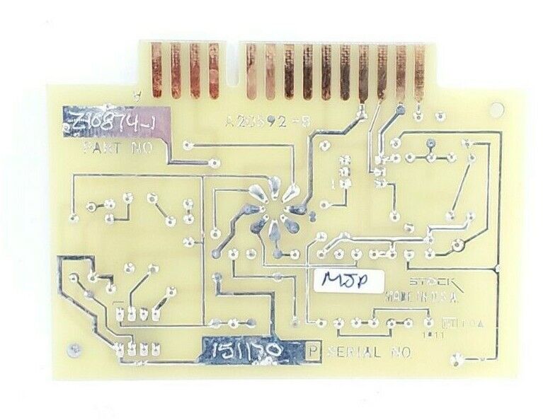 STOCK EQUIPMENT A20592-B SIGNAL CONVERTER BOARD CIRCUIT BOARD A20592B