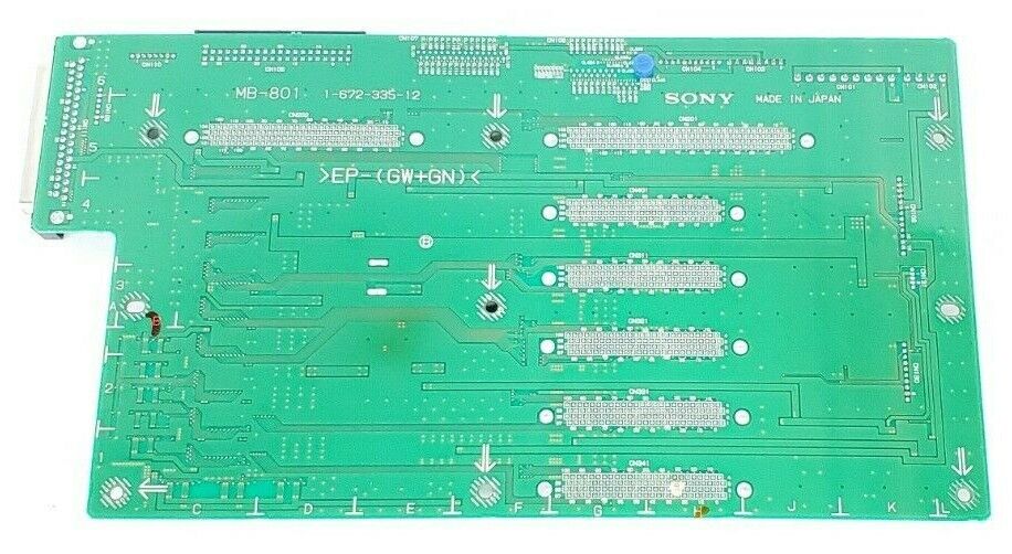 SONY MB-801 1-672-335-12 MOUNTED DIGITAL SURVEILLANCE CIRCUIT BOARD A-8320-899-A