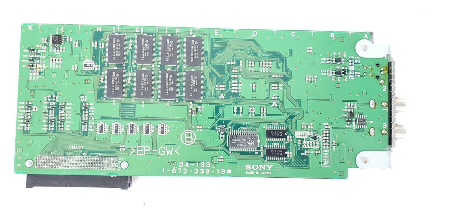 SONY DA-133 1-672-339-13 DIGITAL SURVEILLANCE S VIDEO OUTPUT BOARD A-8320-893-A