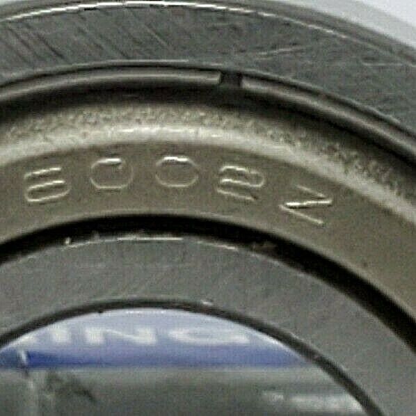 LOT OF 2 NIB NSK 6002ZZC3 SINGLE ROW DEEP GROOVE BALL BEARINGS 6002ZZC3E