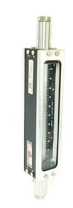 BROOKS INSTRUMENTS 1110-08H2B1A SLPM FLOW METER, 0-100% OF MAX FLOW, 111008H2B1A