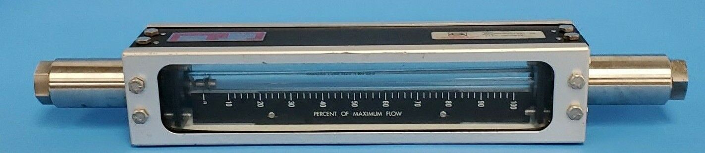 BROOKS INSTRUMENTS 1110-08H2B1A SLPM FLOW METER, 0-100% OF MAX FLOW, 111008H2B1A