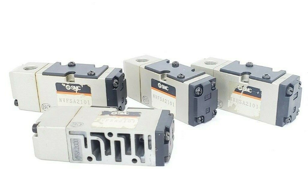 LOT OF 4 SMC NVFSA2101-1 EXT PILOT VALVES