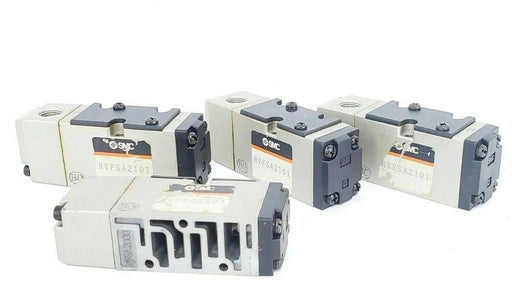 LOT OF 4 SMC NVFSA2101-1 EXT PILOT VALVES