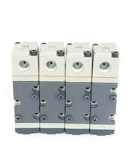 LOT OF 4 SMC NVFSA2101-1 EXT PILOT VALVES