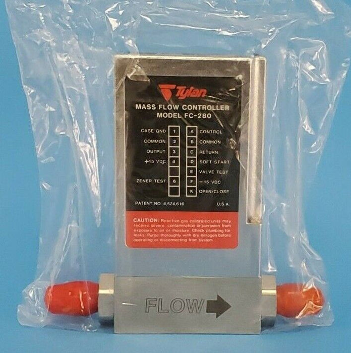 NEW TYLAN FC-280AV MASS FLOW CONTROLLER FC-280-AV 5 SLPM CH4