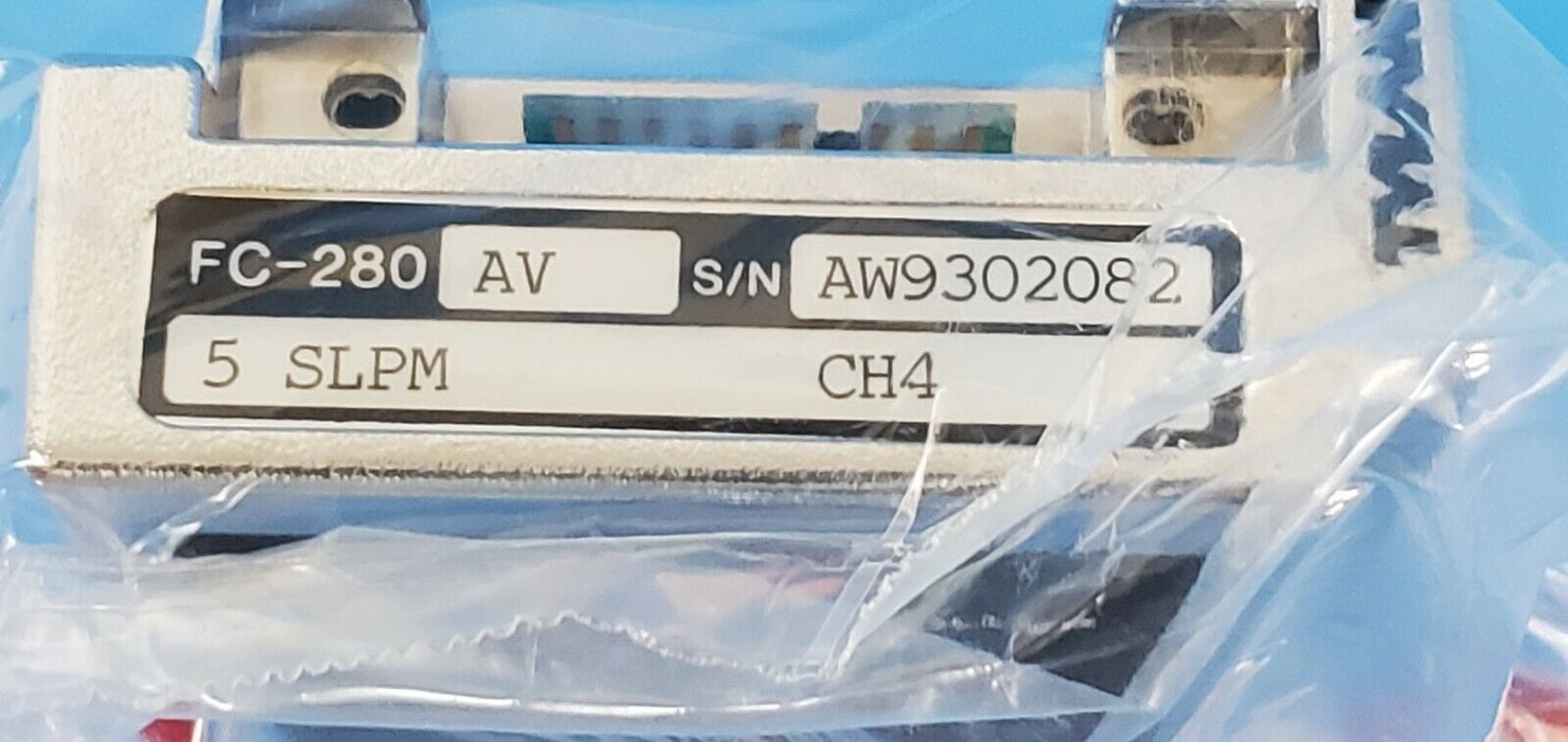 NEW TYLAN FC-280AV MASS FLOW CONTROLLER FC-280-AV 5 SLPM CH4