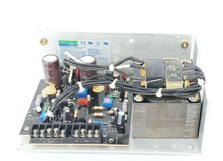 EMERSON SOLA HD SLD-12-1818-12T POWER SUPPLY 1.8AMP DUAL +-12VDC