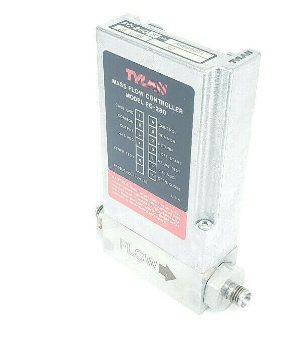 TYLAN FC-280AV MASS FLOW CONTROLLER MODEL FC-280, FC-280-AV 20 SLPM N2