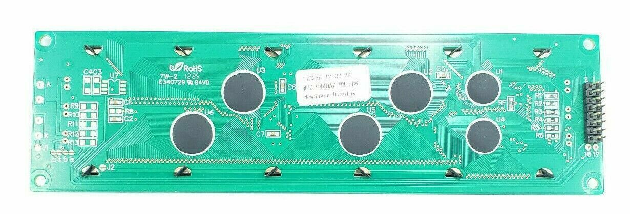 LOT OF 10 NEW NEWHAVEN NHD-0440AZ-RN-FBW LCD DISPLAY MODULES 113258-12-07-26