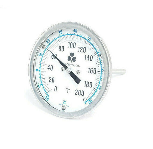 TRI-CLOVER 0-200 DEG F / -20-90 DEG C THERMOMETER