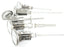 LOT OF 5 TAYLOR BI-THERM THERMOMETERS -50-50DEG C & 20-120DEG C, VARIOUS LENGTHS