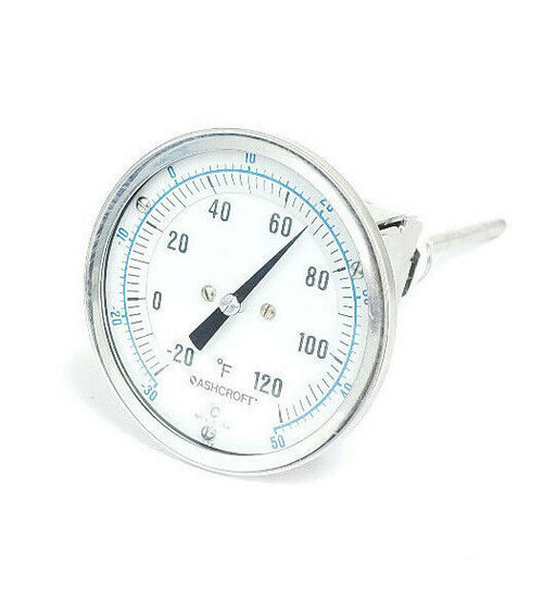 ASHCROFT -20 TO 120 DEG F / -30 TO 50 DEG C THERMOMETER