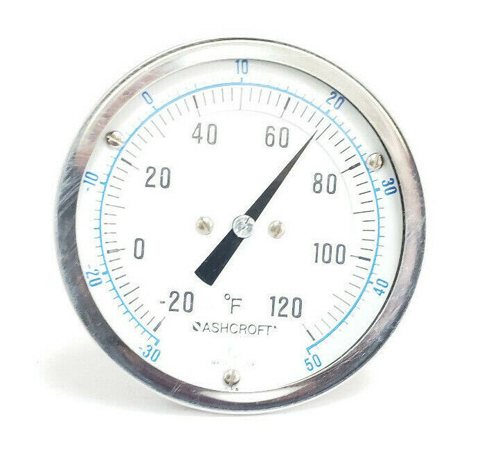 ASHCROFT -20 TO 120 DEG F / -30 TO 50 DEG C THERMOMETER