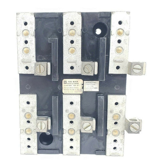 SQUARE D CLASS 9999 TYPE SF2 FUSE BLOCK 9999-SF2 9999SF2