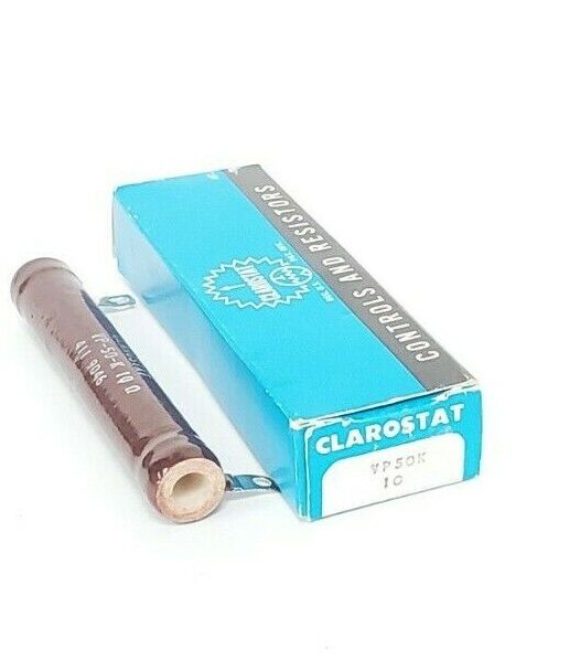 NIB CLAROSTAT VP50K 10 OHMS RESISTOR