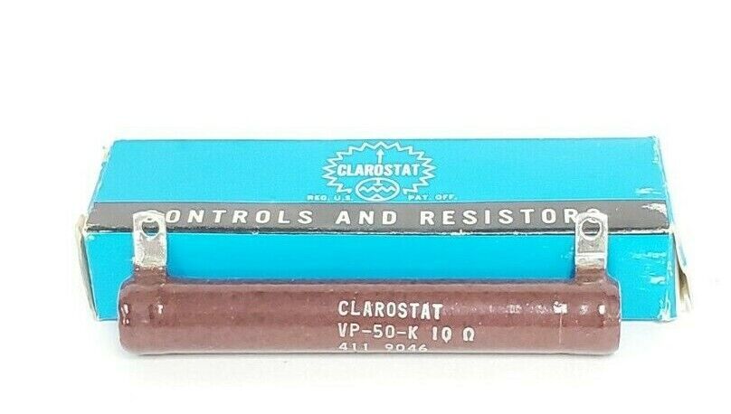 NIB CLAROSTAT VP50K 10 OHMS RESISTOR