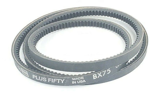 NEW UNIROYAL BX75 V-BELT 78'' LENGTH 11/16 IN TOP W 7/16 IN HEIGHT COGGED