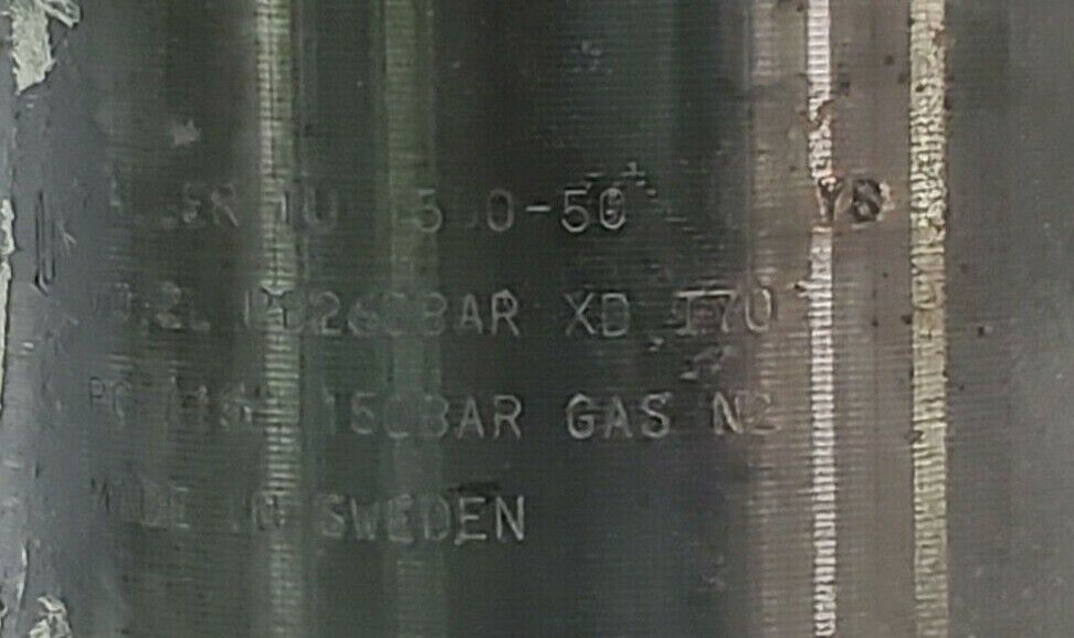 KALLER TU-1500-50 NITROGEN GAS SPRING 150 BAR GAS