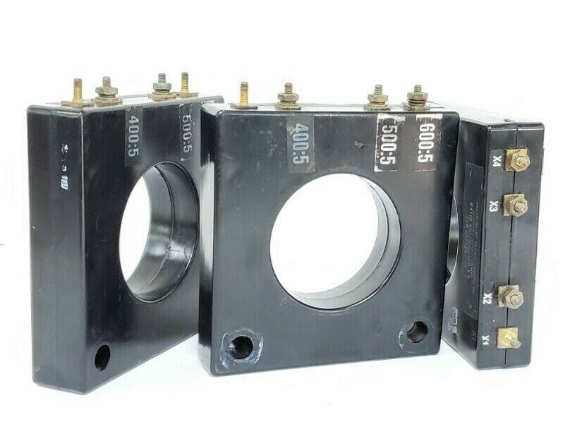 LOT OF 3 INSTRUMENT TRANSFORMERS 0121A03797 CURRENT TRANSFORMERS X13580048-03