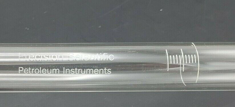 NEW PRECISION SCIENTIFIC PETROLEUM INSTRUMENTS 330169 GLASS TUBE COLUMN 1002315