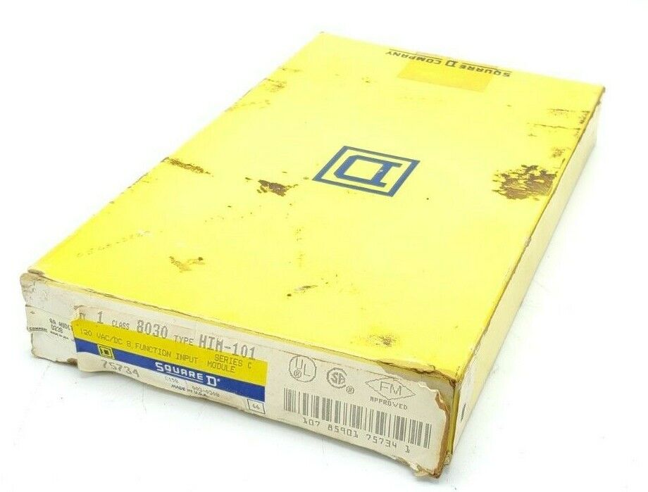 NIB SQUARE D 8030 HIM-101 SER. C 120V AC/DC INPUT MODULE 63004-001-54 8030HIM101