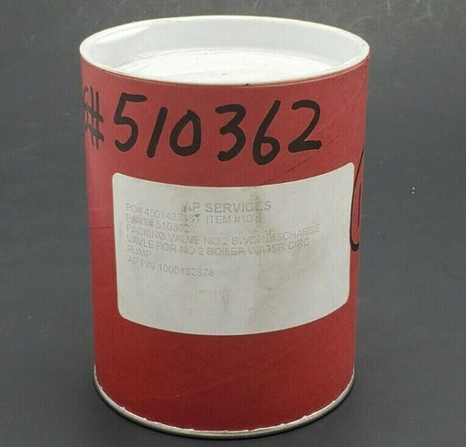 NEW AP SERVICES 510362 MECHANICAL PACKING SET 1000132878 FOR NO. 2 BWCP VALVE