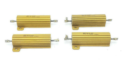 LOT OF 4 DALE RH-50 RESISTORS 50W 500OHMS 1% RH50
