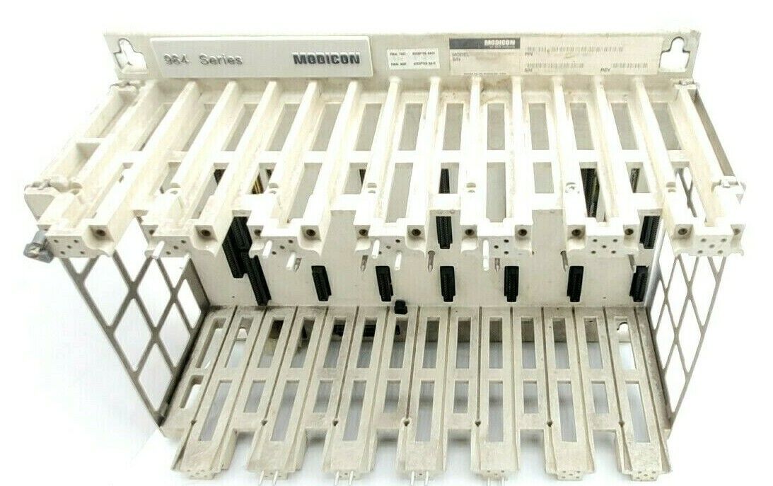 MODICON AS-9534-002 984 SERIES 7-SLOT CHASSIS RACK AS-H819-209